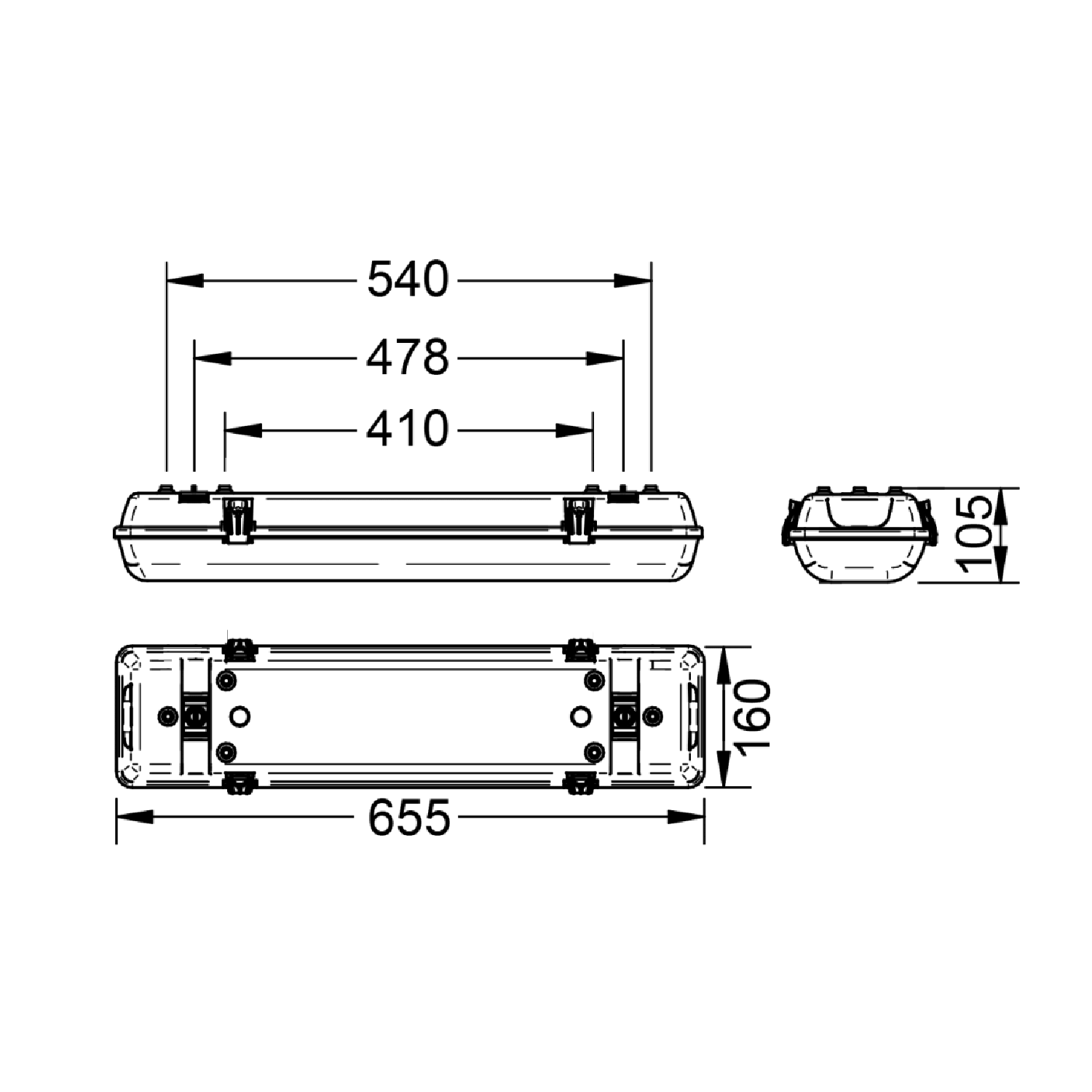 Argonaut Plus and Argonaut Pro 600mm Batten